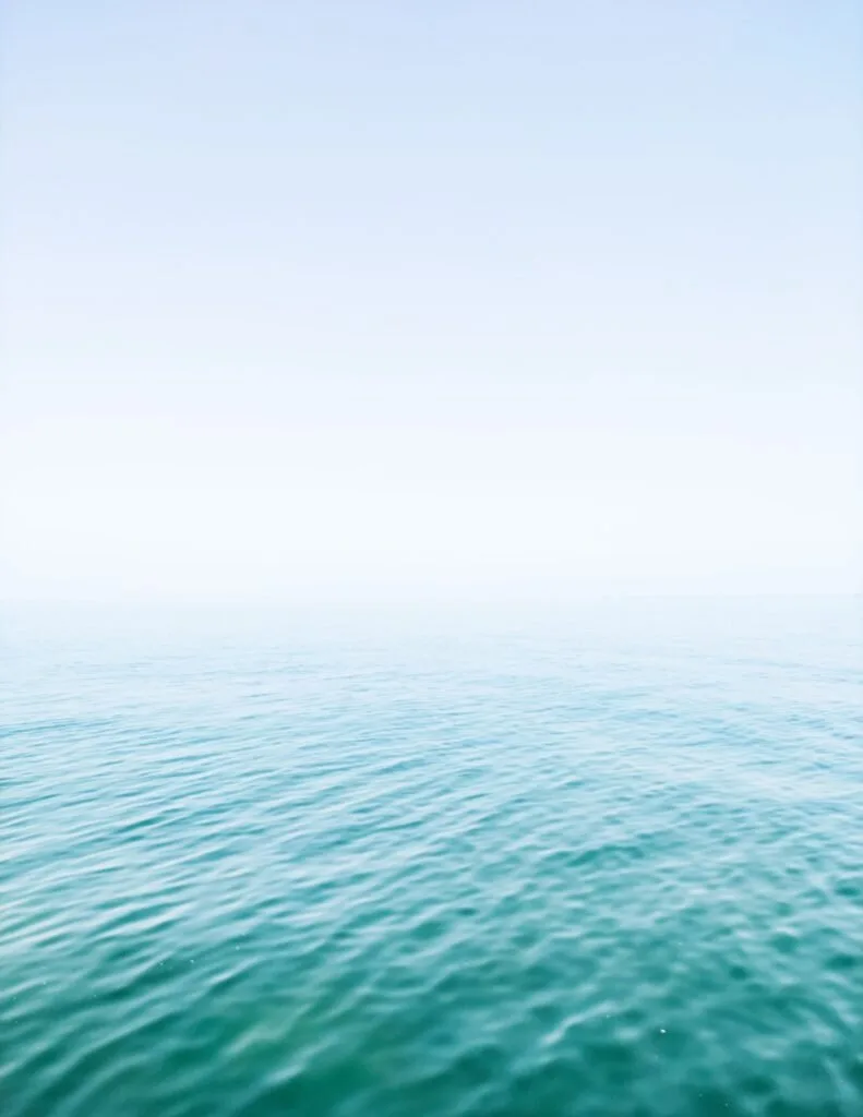 Calm sea at dawn